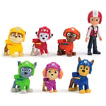 Paw Patrol - Pat Patrouille - Coffret Cadeau 7 Figurines Air Rescue - Figurine À Collectionner - Mission Voltige - Pat Patrouille Jouet - Cadeau Enfant 3 Ans Et + - Jouet Enfant 3 Ans Et +