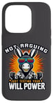 Coque pour iPhone 14 Pro Ne pas argumenter juste tester votre volonté Power Têtu Donkey Pun