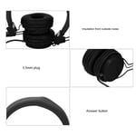 Headphone With Microphone Wired Stereo Headphone Adjustable Headband Enhanced