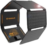 Chargeurs Solaires Portables 40 W, Usb Puissance D'Urgence Etfe Panneaux Pliables Ip67 Étanche Camping Randonnée Pour Téléphones, Ventilateurs, Lampes De Poche