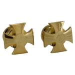 Grover S 640G - Artist Strap Buttons Iron Cross - Gold