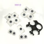 Pavés De Protection Adhésifs En Caoutchouc Conducteur De Silicone Pour Manette De Jeu De Contrôleur De Bdm-030 Ps5 V1 V2 V3 - Type Oem V2