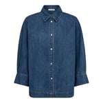 Delinacc Denim Ss Shirt - Dark Denim