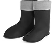 Ladeheid Chaussettes Polaires EVA Bottes de Pluie Unisexe Femme LA-800-2017 (Gris, 40 EU)