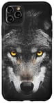 iPhone 11 Pro Max Wolf Lovers Black Wolf Wild Animal Lovers Wolf Illustration Case