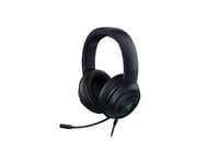 Razer Kraken V3 X Hodesett Koblet med ledninger (ikke trådløs) Hodebånd Spilling USB Type-A Sort