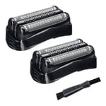 2X(2Pcs 21B Shaver Replacement Head for  Serie 3 Electric Razors 301S,310S,320S,