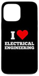 iPhone 13 Pro Max Funny I Heart Electrical Engineering Engineer Profession Case