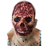 MGMDIAN Rotten face mask zombie meat full face mask, biohazard monster mask, Halloween rubber horror haunted house zombie props Monster mask