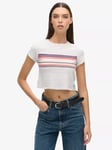 Superdry Vintage Stripe Crop T-Shirt