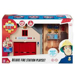 NEW Fireman Sam Deluxe Fire Station Playset