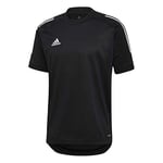 Adidas Men's CON20 TR JSY T-Shirt, Black/White, 4XL