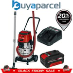 Einhell 18v Power X-Change Cordless Wet And Dry Vacuum Cleaner TE-VC + 4AH Kit