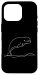 Coque pour iPhone 16 Pro Océan Arctique Habitats arctiques Recherche sonore Béluga Baleine