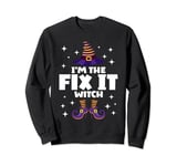 Funny Fix It Witch Family Matching Halloween Sweatshirt