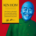 Ken Hom Carbon Steel Wok, 31cm, Classic, Non-Induction/Wooden Handle/Flat Base 1