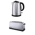 Russell Hobbs Set Petit Déjeuner Bouilloire et Grille Pain Toaster 1 Fente XL Victory - 23930-70 et 23510-56