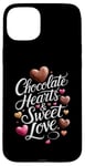 iPhone 15 Plus Chocolates HeartsSweet Love ValentinesDay ChocolateLover Case