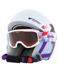 ALPINA Unisex - Children, ZUPO DISNEY SET ski helmet, Frozen II, 51-55 cm