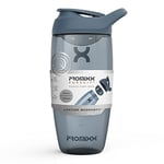 Promixx Pursuit Protein Shaker Bottle - Premium Shaker for Protein Shakes - Lifetime Durability, Leakproof, Odourless - 700ml / 24oz (Midnight Blue)