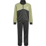 Hummel Lubago tracksuit sett til barn, oil green