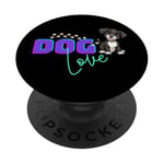 Chien Love Pet PopSockets PopGrip Adhésif