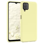 For Samsung Galaxy A12 Phone Case Silicone Case Soft cover Back Cover Yellow