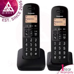 Panasonic KXTGB612EB Twin Digital Cordless Telephone│Nuisance Call Blocker│Black