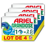 Ariel Grandiose PODS, Lessive Liquide En Capsules 60 Lavages (4 x 15 Capsules), Fraîcheur Alpine 2 X Action Détachante et Anti-Odeur