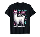 She's A Bad Funny Joke Mama Aunt Cute Llama Mother's Day T-Shirt