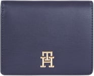 Tommy Hilfiger Portefeuille Femme Petit, Bleu (Space Blue), Taille Unique