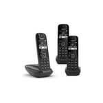 Téléphone Cordless Gigaset A Series AS690 Trio L36852H2816K111 NOIR