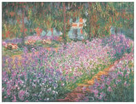 ArtPlaza Jardin A Giverny - (Monet) Panneau Décoratifs, Bois, Multicolore, 80 x 1.8 x 60 cm AS10236