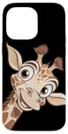 Coque pour iPhone 14 Pro Max Girafe Mignonne tête de Girafe Animal Afrique Zoo