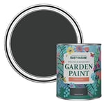 Rust-Oleum Black Mould-Resistant Garden Paint In Satin Finish - Natural Charcoal - (BLACK) 750ml