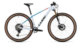 Vtt semi rigide cube elite c 68x slx shimano xtr 12v 29   gris bleu teamline 2023