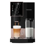 Cecotec Machine à Café Superautomatique Cremmaet Compactccino Black Rose, 19 bars, Réservoir à lait, Système Thermoblock, 5 niveaux de mouture, Réservoir à café 150g