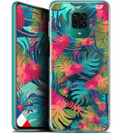 Caseink Coque pour Xiaomi Redmi Note 9 Pro (6.67) Gel HD [ Imprimé en France - Redmi Note 9 Pro Coque - Souple - Antichoc ] Couleurs des Tropiques