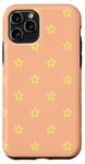 iPhone 11 Pro Peach Yellow Stars Sunrise Springtime Pop Art Pastel Pattern Case