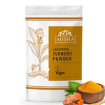 Ausha Lakadong Turmeric Powder 100g - High Curcumin 8-9% - Double Strength Tumeric - Use in Cooking, Turmeric Shot, Smoothies, Turmeric Latte, Haldi