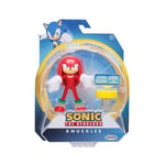 Sonic the Hedgehog - 4'' Articulated Figure - Knuckles with Accessory | Official