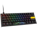 Ducky One 2 Pro Mini Gaming Tastatur, Rgb Led - Cherry Silent Red (us