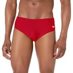 Speedo pour Homme PowerFlex Eco Solide Brief Maillot de Bain, Homme, True Red