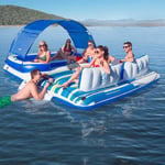 Bestway Bouée Île Gonflable Flottante Chaise Longue de Piscine Été Adultes