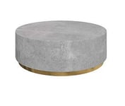 FTFTO Home Accessories After the living room coffee table minimalist modern light wind Nordic ins household cement imitation designer coffee table combination of creativity