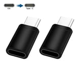 Micro Usb Type C Mâle Vers Ios Femelle,Connecteur Adaptateur,Diviseur De Données,Convertisseur De Charge Pour Apple,Téléphone Portable Android,Adaptateur Pour Ordinateur P - Type 2pcs Ios To Type C