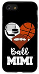 iPhone SE (2020) / 7 / 8 Ball Mimi Funny Football Basketball Hockey Mimi Heart Case