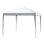 Outsunny Tonnelle Pop-up Barnum de Jardin Pliant Anti-UV + Sac de Transport Acier Oxford 3 x 3 x 2,55 m Blanc