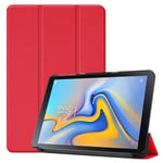 Etui Samsung Galaxy Tab A 10.1 2019 Wifi - 4g/Lte Smartcover Pliable Rouge Avec Stand - Housse Coque De Protection New Galaxy Tab A 10 2019 T510 / T515 - Accessoires Tablette Pochette Smart Case !