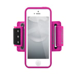 BRASSARD COQUE 360 SWITCHEASY SPORT POUR APPLE IPHONE 5 5S SE ROSE FUSHIA VIOLET